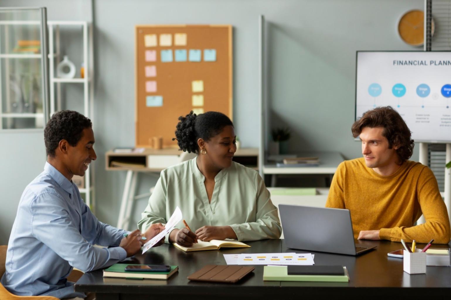 Ambiance lors d'une session de webinaire interactive